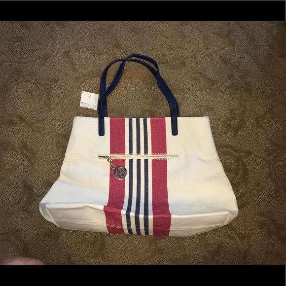 tommy hilfiger canvas bag
